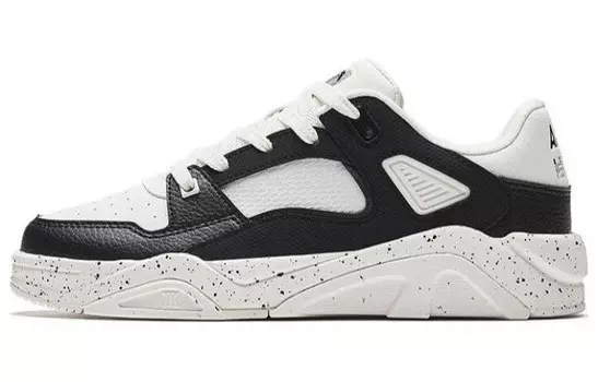 Кроссовки ANTA Skateboarding Shoes Women's Low-top White/Black, белый/черный