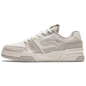Кроссовки ANTA Skateboarding Shoes Women's Low-top White/gray, белый/серый