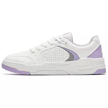 Кроссовки ANTA Skateboarding Shoes Women's Low-top White/Purple, фиолетовый