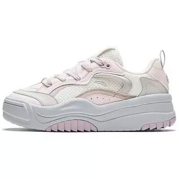 Кроссовки ANTA Skateboarding Shoes Women's Low-top Remaining White / Once Gray, белый