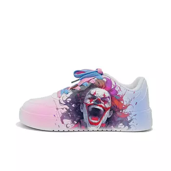 Кроссовки ANTA Skateboarding Shoes Women's Low-top Pink And Blue, розовый