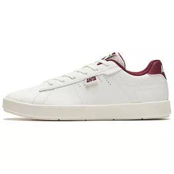 Кроссовки ANTA Skateboarding Shoes Women's Low-top White/Red, белый/красный
