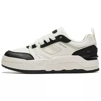 Кроссовки ANTA Skateboarding Shoes Women's Low-top Ivory/Black, слоновая кость/черный