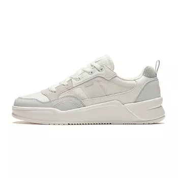 Кроссовки ANTA Skateboarding Shoes Women's Low-top Ivory White/light Blue-gray/one-degree Gray, серый
