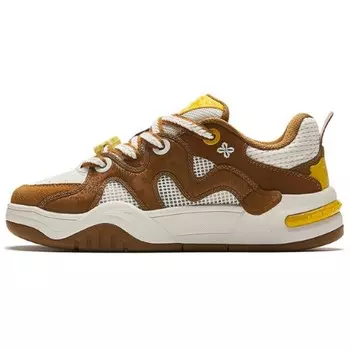 Кроссовки ANTA Skateboarding Shoes Women's Low-top, коричневый