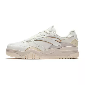Кроссовки ANTA Skateboarding Shoes Women's Low-top White/Beige, слоновая кость