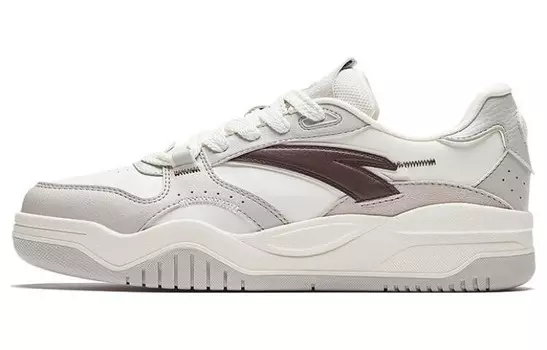 Кроссовки ANTA Skateboarding Shoes Women's Low-top Ivory White/once Gray, серый