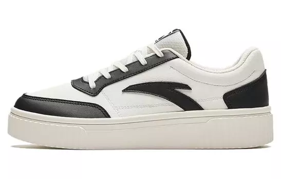 Кроссовки ANTA Skateboarding Shoes Women's Low-top Black/White, черный/белый