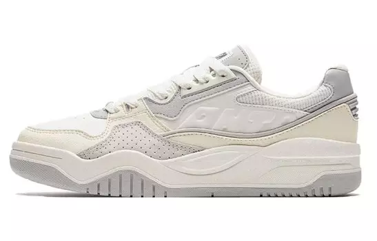 Кроссовки ANTA Slam Skateboarding Shoes Men Low-top White/Gray, белый/серый