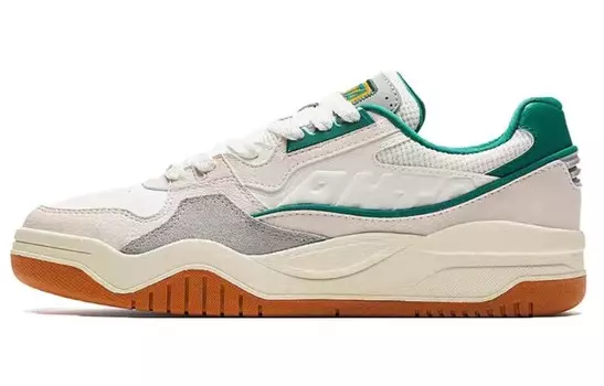 Кроссовки ANTA Slam Skateboarding Shoes Men Low-top White/Gray/Green, белый/серый/зеленый