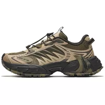 Кроссовки ANTA Star Moon 2 Chunky Sneakers Men Low-top Jungle Green/Charcoal Grey, зеленый