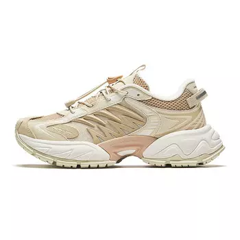 Кроссовки ANTA Star Moon 2 Chunky Sneakers Women's Low-top Natural Wood Color / Granular Beige, бежевый