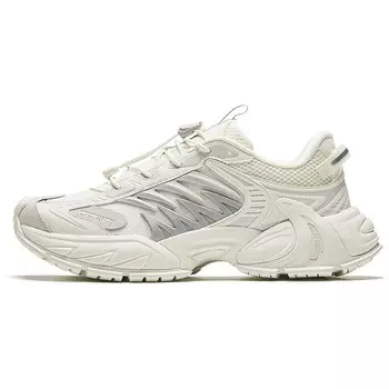 Кроссовки ANTA Star Moon 2 Lifestyle Shoes Men Low-top Ivory/Cumulus Gray, серый