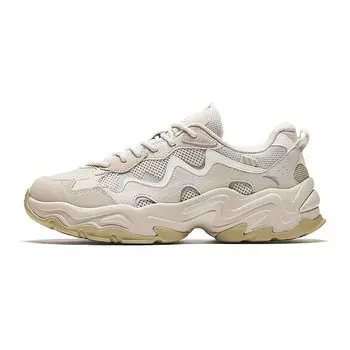 Кроссовки ANTA Starlight 2 Chunky Sneakers Men Low-top Off-white/silver/ivory White, слоновая кость