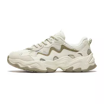 Кроссовки ANTA Starlight 2 Lifestyle Shoes Women's Low-top Rough Hemp Gray / Bleached Green / Olive Brown, оливковый