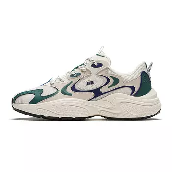 Кроссовки ANTA Stars Lifestyle Shoes Men Low-top White/green/gray, белый/зеленый