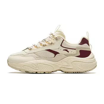 Кроссовки ANTA Stars Lifestyle Shoes Women's Low-top White/Red, белый/красный