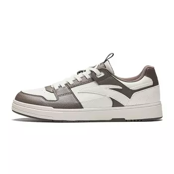 Кроссовки ANTA Street Naughty Skateboarding Shoes Men Low-top Cloisonn Gray/ivory White, серый