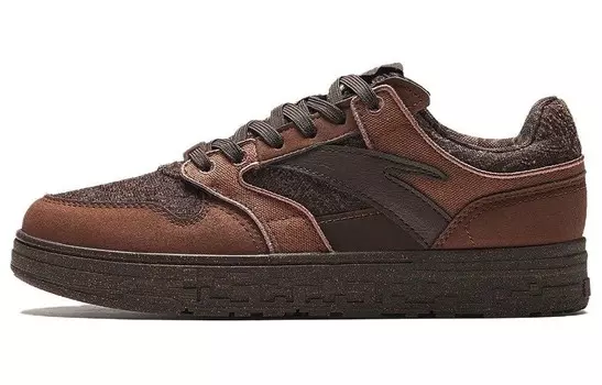 Кроссовки ANTA Street Naughty Skateboarding Shoes Women's Low-top Palm Tree, коричневый