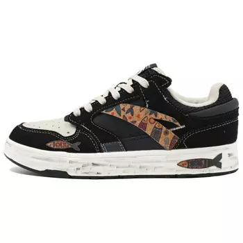 Кроссовки ANTA Street Naughty Skateboarding Shoes Women's Low-top Black, цвет Have you for the rest of your life