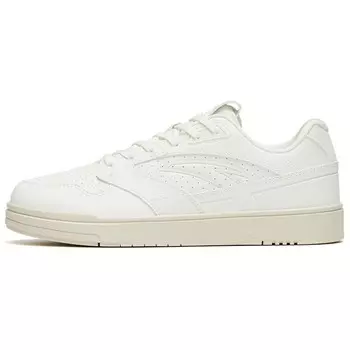 Кроссовки ANTA Street Naughty Skateboarding Shoes Women's Low-top Ivory White, белый