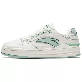 Кроссовки ANTA Street Naughty Skateboarding Shoes Women's Low-top Ivory White/Misty Blue, голубой
