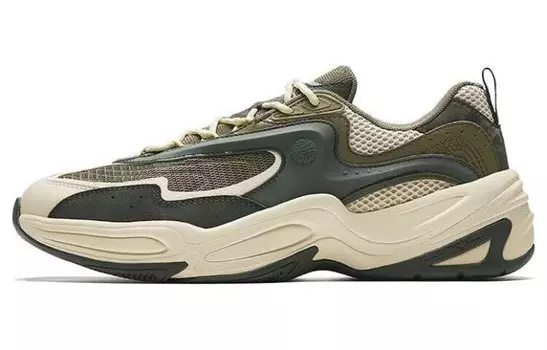 Кроссовки ANTA Through Chunky Sneakers Men Low-top, зеленый
