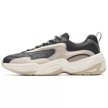 Кроссовки ANTA Through Chunky Sneakers Men Low-top Castle Grey/Cold Grey/Light Soot, серый