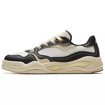 Кроссовки ANTA Tianxing Skateboarding Shoes Men Low-top Ivory White/base Black, слоновая кость/черный
