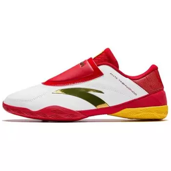 Кроссовки ANTA Training Shoes Men Low-top Paper White/Classic Red/Pure Yellow/Metallic Gold, красный