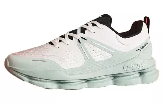 Кроссовки ANTA Training Shoes Women's Low-top Cyclic Grey Carbon Green Black, зеленый