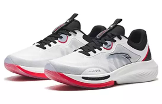 Кроссовки ANTA Variety Training Collection Training Shoes Men Low-top White/Black/Red, черный/белый/красный
