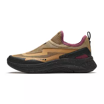 Кроссовки ANTA Variety Training Collection Training Shoes Women's Low-top Plaid Brown / Base Black, черный