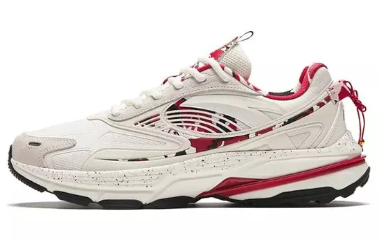 Кроссовки ANTA Walker Lifestyle Shoes Men Low-top, белый/красный
