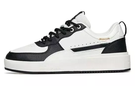 Кроссовки ANTA Women's Milk-in-Water Skate 'White Black', черный