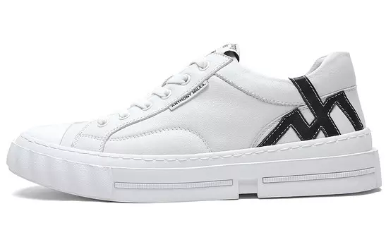 Кроссовки Anthony Miles Skateboard Shoes Men Low-Top White
