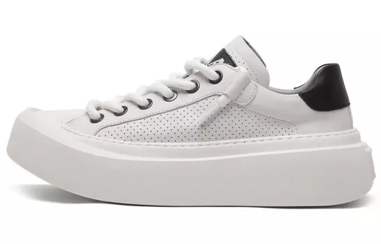 Кроссовки Anthony Miles Skateboard Shoes Men Low-Top White
