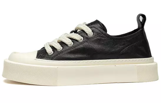 Кроссовки Anthony Miles Skateboarding Shoes Men Low-top, черный