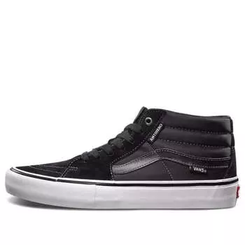 Кроссовки anti hero x sk8-mid pro 'black' Vans, черный