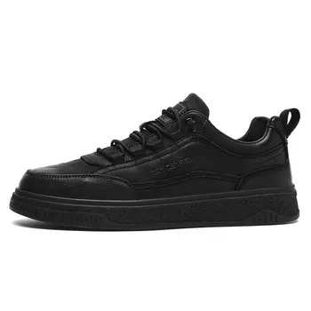 Кроссовки AOKANG Skateboarding Shoes Men Low-top Black, черный