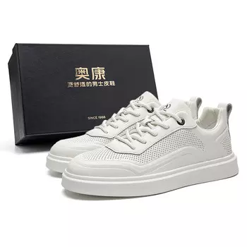 Кроссовки AOKANG Skateboarding Shoes Men Low-top, черный