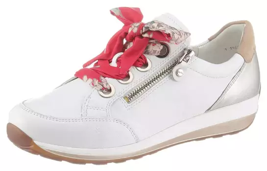 Кроссовки Ara "OSAKA", повседневная обувь, полуботинки, туфли на шнуровке, цвет Wei-Goldfarben-Camelfarben