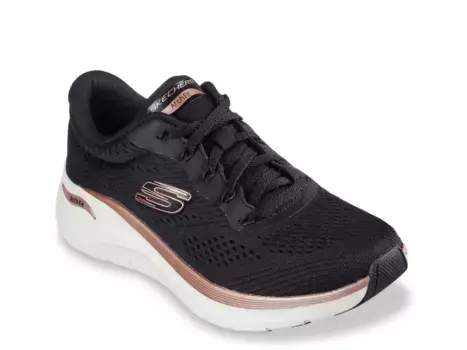 Кроссовки Arch Fit® 2.0 Glow The Distance - женские Skechers, Black/Pink
