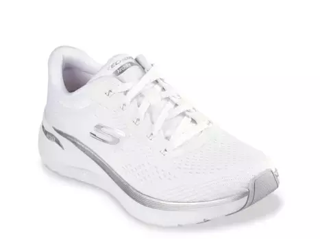 Кроссовки Arch Fit® 2.0 Glow The Distance - женские Skechers, White/Silver