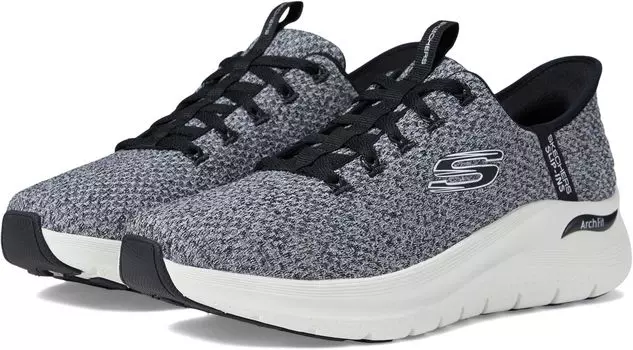 Кроссовки Arch Fit 2.0 Look Ahead Hands Free Slip-In SKECHERS, цвет White/Black