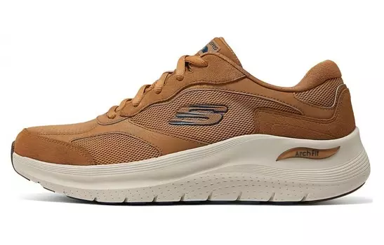 Кроссовки ARCH FIT 2.0 мужские с низким верхом желто-коричневые Skechers