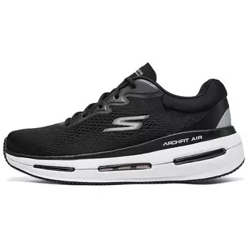 Кроссовки Arch Fit для бега мужские с низким верхом черного/белого цвета Skechers