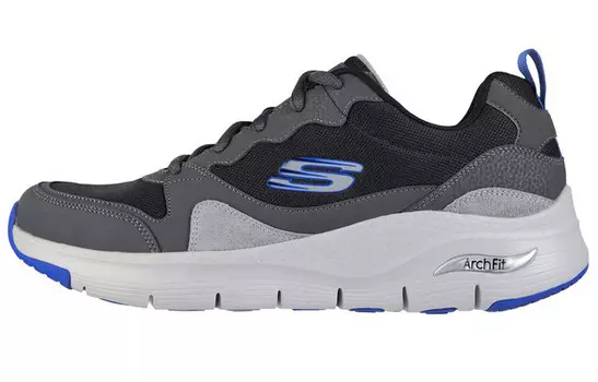 Кроссовки Arch Fit для бега мужские с низким верхом темно-серые Skechers