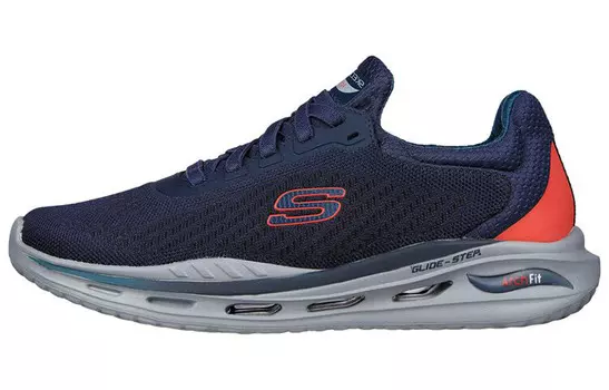 Кроссовки Arch Fit для бега мужские с низким верхом синего цвета Skechers