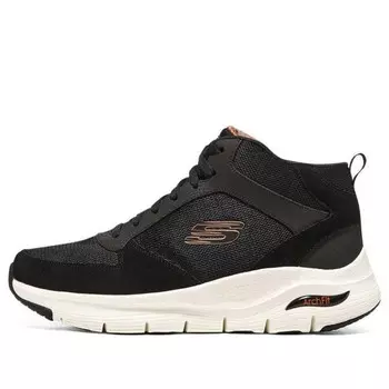 Кроссовки arch fit high 'black' Skechers, черный